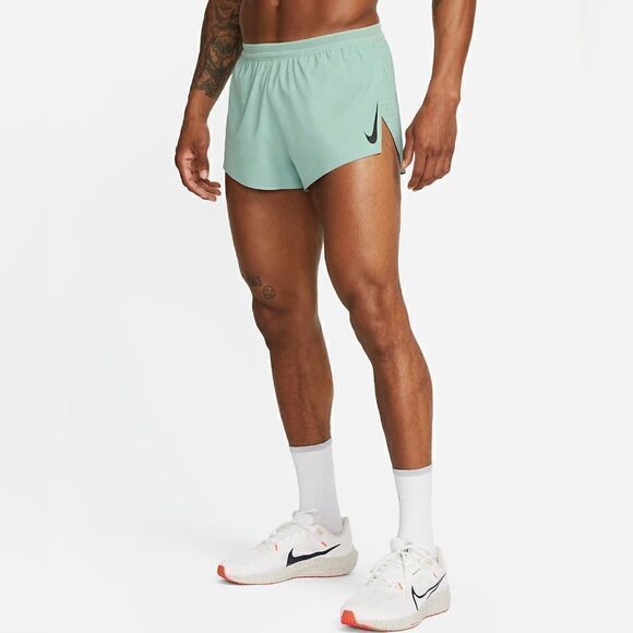 Nike Aeroswift Dri-Fit ADV Running Marathon Racing Shorts L CJ7837-309 Mint New - Picture 1 of 14